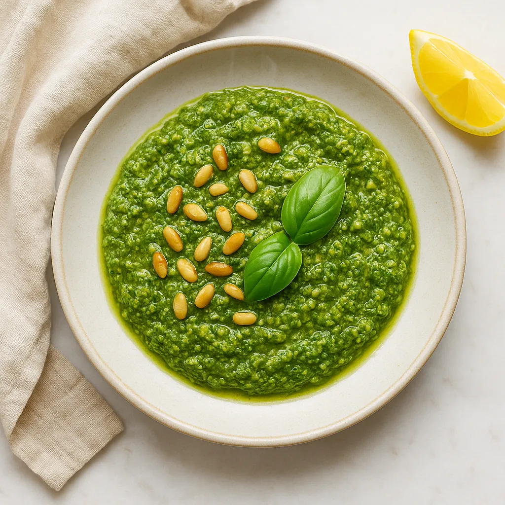 Toasted Pine‑Nut and Basil Pesto